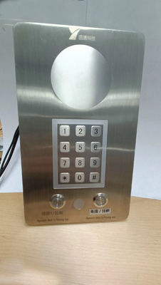 kaufen Schroffer Telefon-ebener Berg-analoge Tür-Wechselsprechanlage des Reinraum-SS304 Online-Herstellung