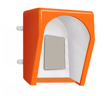 kaufen Vandalen-Beweis-Telefon-akustische Hood Soundproof Yellow For Noisy-Industrie Online-Herstellung