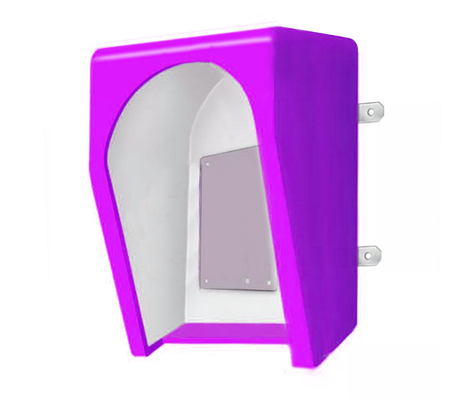 kaufen Vandalen-beständiges Telefon-akustische Hood Telefone Booths Dustproof Acoustic-Telefon-Haube Online-Herstellung