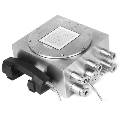 kaufen Eingebauter 30W Verstärker Industrie-VoIP-Telefon mit Schutzvordeckung und Rj45-Anschluss Online-Herstellung