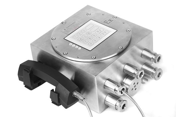 kaufen Edelstahl Industriefeuerfest Explosionssicher Telephon eingebauter Verstärker 30W Max Spannung DC 12V / AC 220V Online-Herstellung