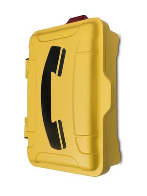 kaufen IP68 wasserdichtes Industrie-Wetterfestes Telefon mit DC 12V/AC 220V Stromversorgung und industrieller Silikon-Tastatur Online-Herstellung