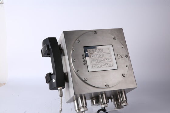 kaufen Explosionssicheres Telefon mit IP66-Einbruchsschutz, analoge und SIP-Versionen und Gehäuse aus Aluminiumlegierung für gefährliche Umgebungen Online-Herstellung