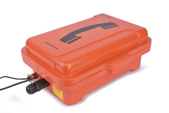 kaufen IP67 Wasserdichtes Aluminiumlegierungsgehäuse Starkes Rauschunterdrückungs-Explosionsgeschütztes Industrietelefon Online-Herstellung