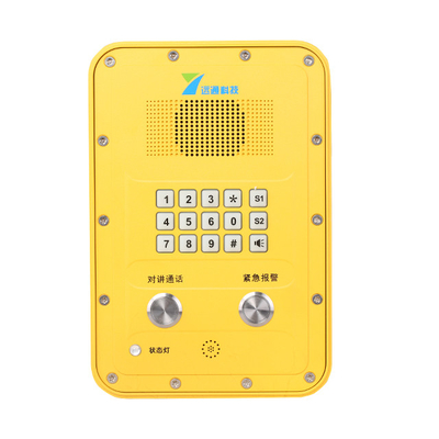 Wetterfeste Telefon-Unterstützung im Freien kundenspezifischer Logo And Color der Straßenrand-Notwechselsprechanlagen-PAS