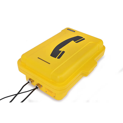 IP68 industriell wetterdichtes Telefon mit LCD-Display und Metallknöpfen