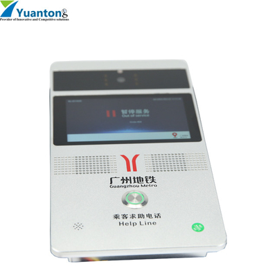 Wandmontiertes Industrie-VoIP-Telefon weniger als 3 Sekunden Schaltzeit SIP-unterstützte Aluminiumlegierung